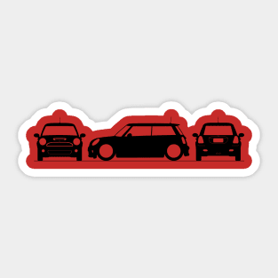 Trés MINIs Sticker